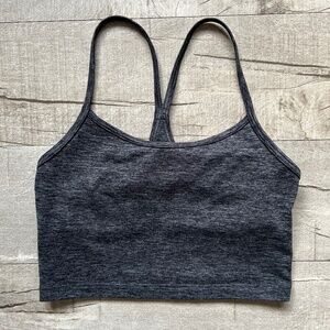 Aerie Heather Charcoal Sports Bra